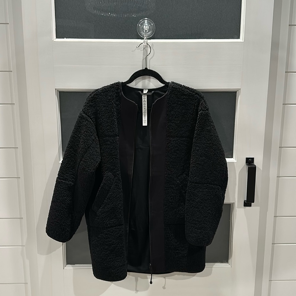 Lululemon Black Sherpa Jacket